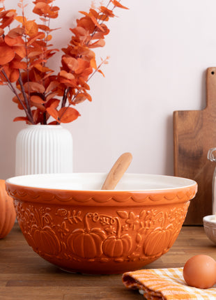 Pumpkin Mixing Bowl Sz12 4.25qt