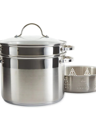 8 Quart Stainless Steel Stock Pot With Insert