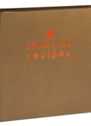 Create Your Own Collection of Recipes Cookbook - Copper/Brown