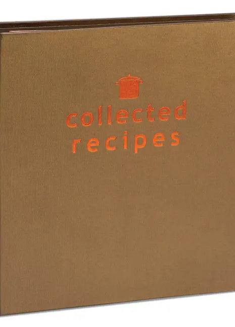 Create Your Own Collection of Recipes Cookbook - Copper/Brown