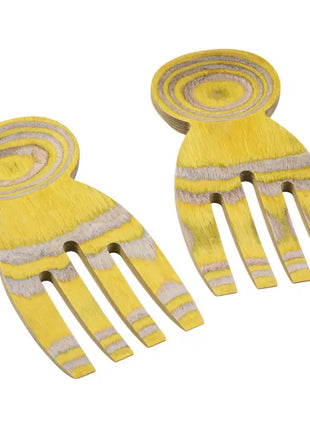 Pakka Wood Salad Hands 5"