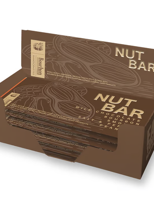 Milk Chocolate Bar with Bourbon Smoked Salt & Pepper Peanuts
