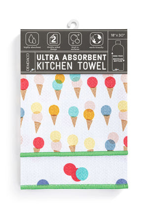 Ice Cream Absorbent Reversible Towel