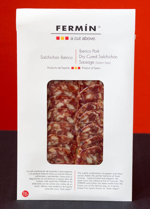 Iberico Salchichon (Salami Style Sausage) Sliced 2oz