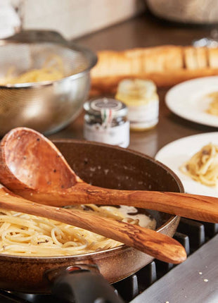 Italian Olivewood Soup and Pasta Ladle