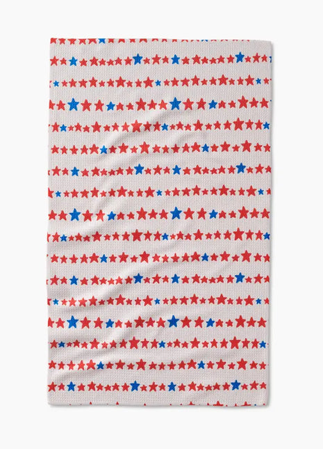 Geometry Tea Towel Starry Stripes