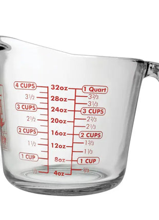 Fire King 4 Cup Glass Measuring