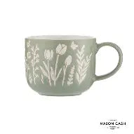In The Meadow Green Tulip Mug
