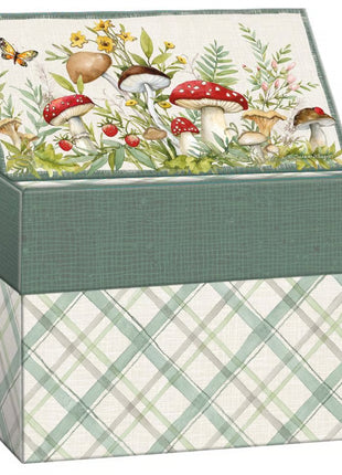 Woodland Mushroom Recipe Card Box