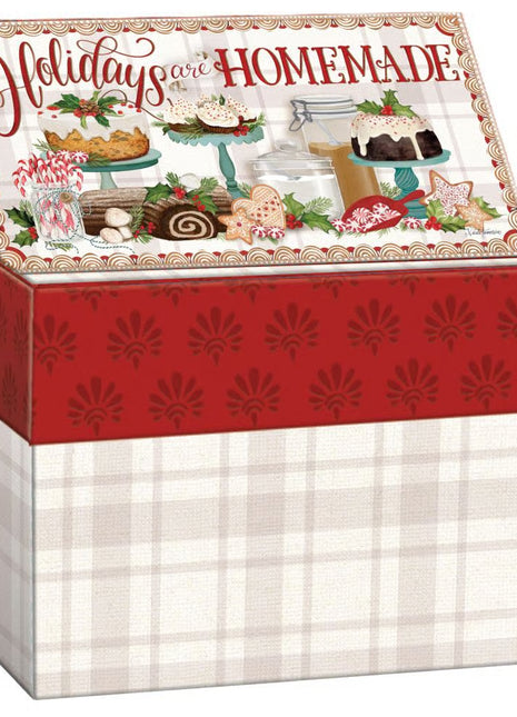 Holidays are Homemade Recipe Card Box