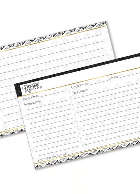 Kitchen Memories 4x6 Recipe Cards