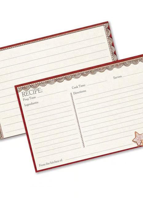 Holidays are Homemade 4x6 Recipe Cards