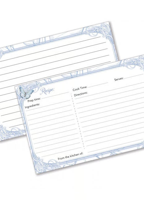 Toileberry 4x6 Recipe Cards