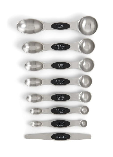 Mrs. Anderson's Baking Dual-Sided Magnetic Measuring Spoons with Leveler