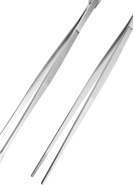 12-Inch Stainless Steel Kitchen Tweezers