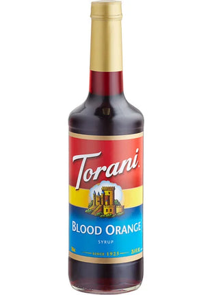 Torani Blood Orange Flavoring / Fruit Syrup 750 mL Glass Bottle