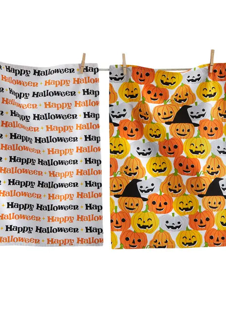 Pumpkin Patch Dishtowel set of 2