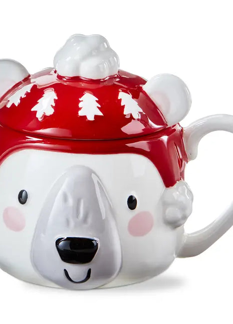 Polar Bear Lidded Mug