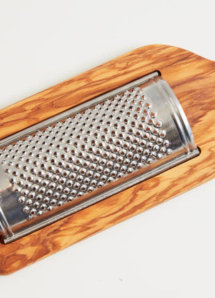 Italian Olivewood Flat Cheese Grater