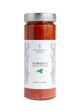 Al Basilico Tomato Sauce with Basil by Italianavera