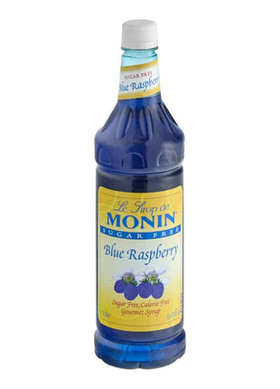 Monin Premium Flavoring Syrup Sugar Free Blue Raspberry