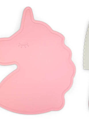 Unicorn Cutting Board & Kid-Safe Knife Set