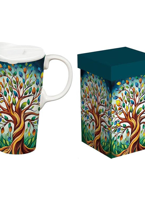 Tree of Life - Perfect cup - 17oz ceramic cup w/box