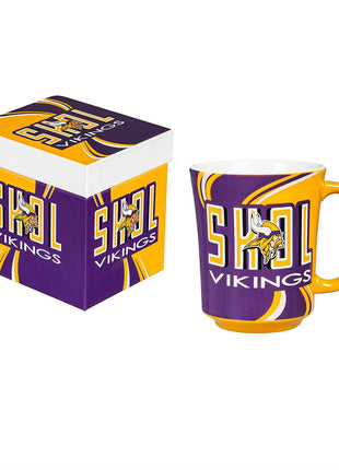 Minnesota Vikings, 14oz Ceramic Mug with Matching Box