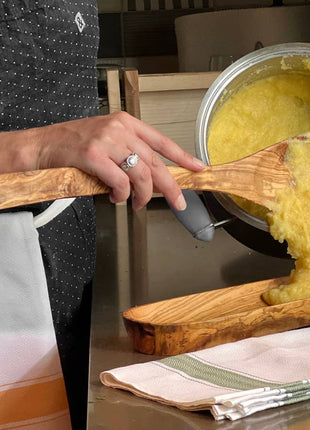 Italian Olivewood Polenta Spoon