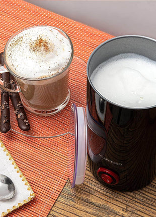 Mixpresso Electric Milk Frother - Latte Art Steamer, Cappuccino Machine And Milk Warmer, Hot and Cold Foam Maker