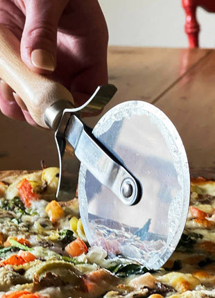 Italian Beechwood Pizza Slicer
