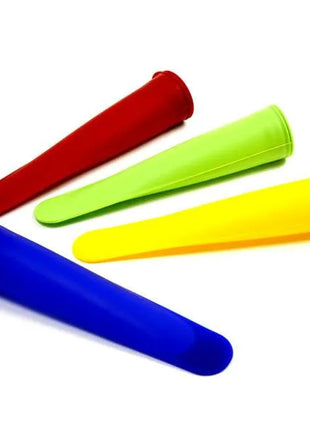 Silicone Ice Pop Makers, set of 4