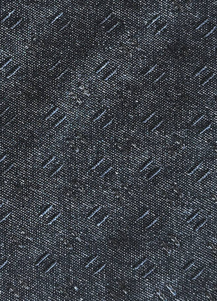 Black Denim Cross-Back Apron
