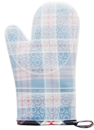 Man Plaid Silli Oven Mitt