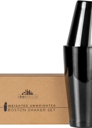 Boston Shaker Set – Weighted/Unweighted, Black