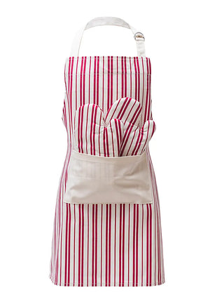 Classic Striped Youth Apron & Mitt Set