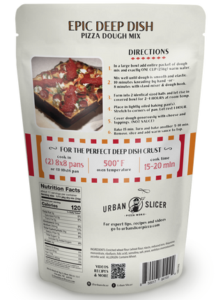 Epic Deep Dish Pizza Dough: 1 - Packages