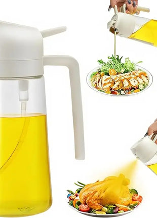 2 in 1 Oil Sprayer/Dispenser 16 oz. Glass