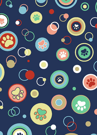 Paws and Circles Child Apron