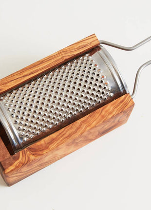 Italian Olivewood Box Cheese Grater