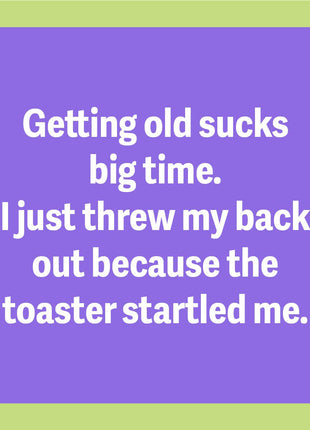 COASTER Threw Out Back | Funny Party Gift | Home Bar Decor