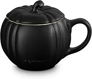 Pumpkin Mug with Lid 14 Oz
