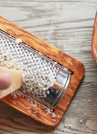 Italian Olivewood Flat Cheese Grater