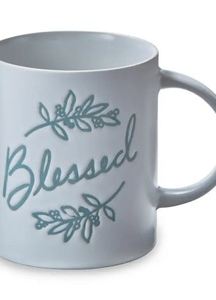 Stoneware Mug "Blessed"
