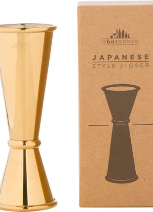 Japanese Cocktail Jigger – 1 oz / 2 oz, Gold
