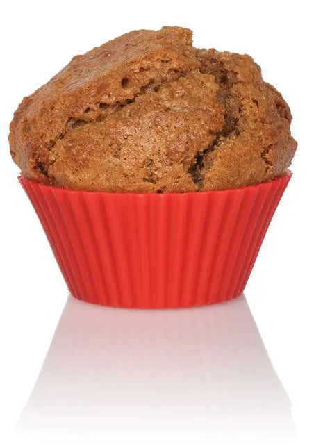 Mrs. Anderson's Silicone Baking Cups Red, Set of 12