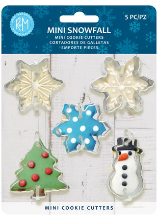 Mini Snowfall 5 Pc Cookie Cutter Set