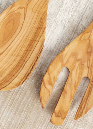 Italian Olivewood Salad Servers