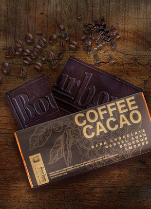 Bourbon Smoked Cacao & Coffee Bean Dark Chocolate Bar