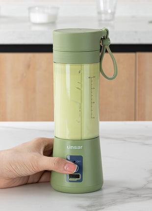 11oz Powerful Portable Rechargeable Blender with USB charger: Black